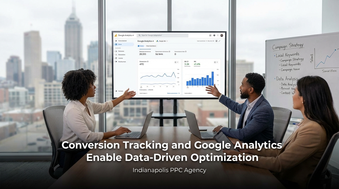 Conversion Tracking Google Analytics Indianapolis Google Ads Data-Driven Optimization Indiana