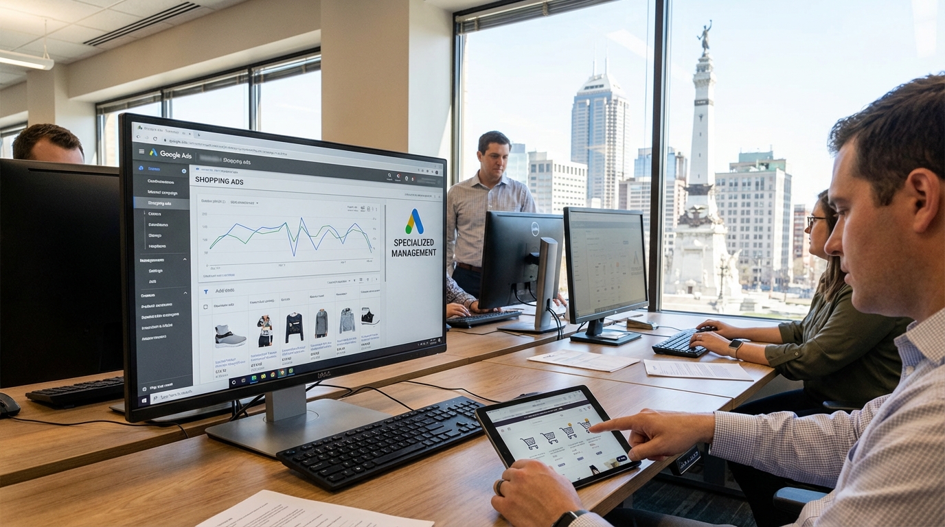 Indianapolis E-commerce Ads Management: Google Shopping Ads Experts, Indiana